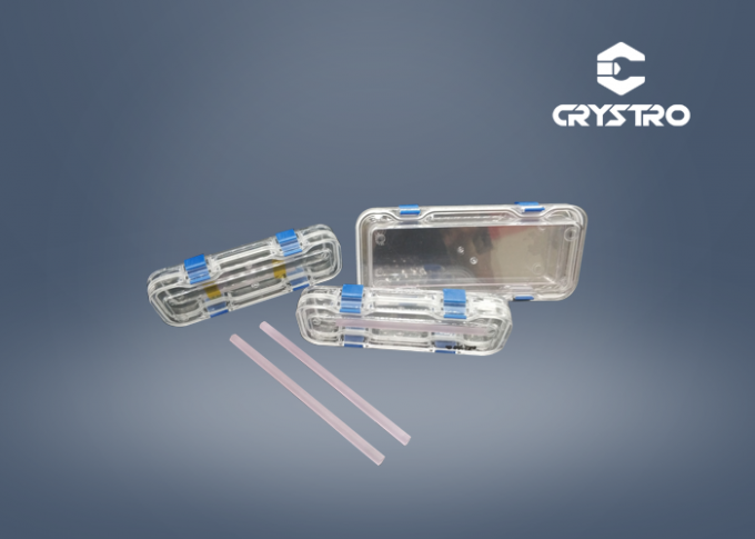 디아 8mm 유트륨 알루미늄 그라넷 레이저 막대 Nd YAG 싱글 크리스탈 0