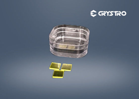 주문 10x10x0.5mm 고출력 Gd3Al2Ga3O12 Ce GAGG 단일 결정 기판 online manufacture