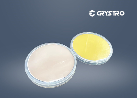 주문 노란색 검은색 광분열에 사용되는 Fe2O3 도핑된 LiTaO3 웨이퍼 online manufacture