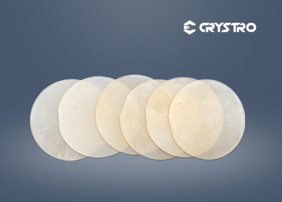 디아 2인치 두께 0.5mm La3ga5sio14 싱글 랑가사이트 크리스탈 LGS 기판