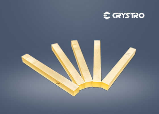 5mm X 5mm X 45mm LGS 전극 막과 함께 피에조 전기 효과 결정